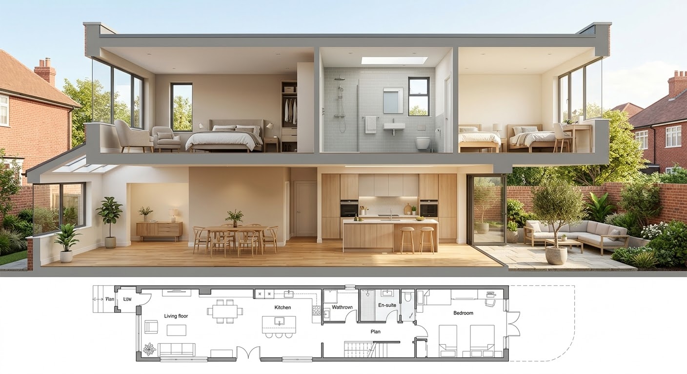 Extension Cutaway